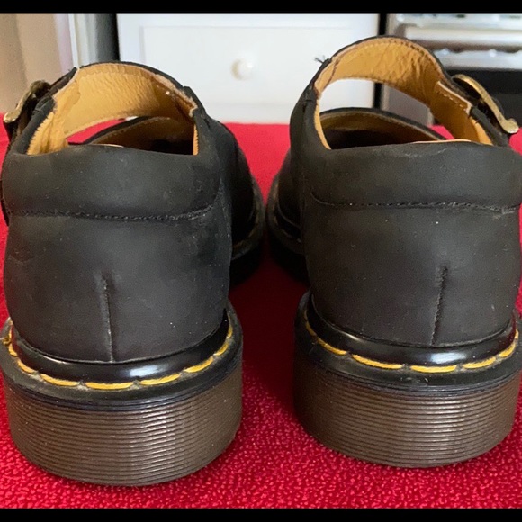 Vintage Dr. Doc Martens Mary Jane Shoes Black US 6 - Picture 5 of 13